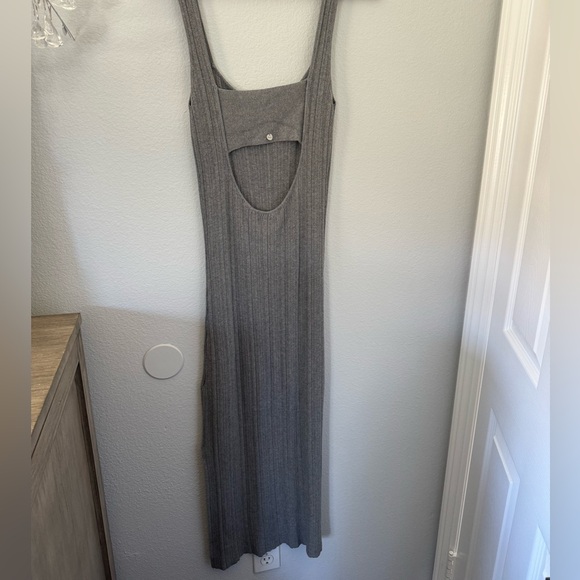 Superdry Textured Knit Midi Dress. Grey. Size Medium. EUC. - Picture 7 of 8